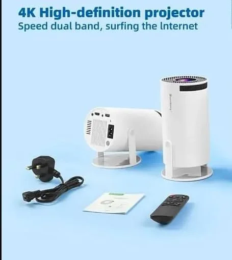 پروژکتور مینی هوشمند اندروید TRADEGATE HT88 با کیفیت 4K 1080P، وای فای 5G و بلوتوث، پایه چرخان 210 درجه، فوکوس خودکار، تنظیم صفحه نمایش، سینمای خانگی و اداری قابل حمل و ضد گرد و غبار پروژکتور مینی هوشمند اندروید TRADEGATE HT88 با کیفیت 4K 1080P، وای فای 5G و بلوتوث، پایه چرخان 210 درجه، فوکوس خودکار، تنظیم صفحه نمایش، سینمای خانگی و اداری قابل حمل و ضد گرد و غبار