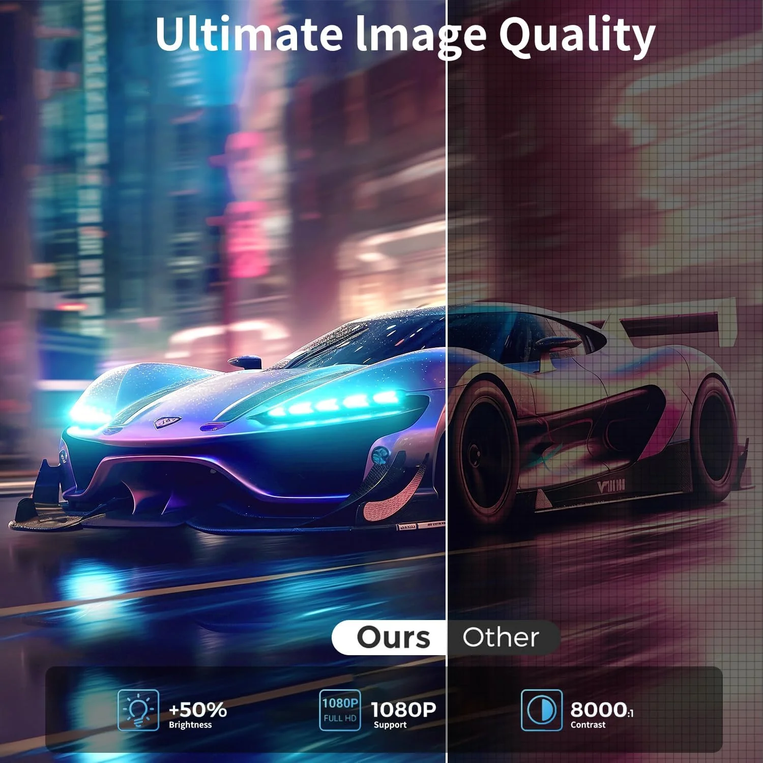 پروژکتور مینی SPNOR، پروژکتور ویدئویی با پشتیبانی از Full HD 1080P ارتقا یافته 2025، پروژکتور فیلم کوچک قابل حمل، سازگار با iOS/Android/Windows/TV Stick/Box/USB/HDMI پروژکتور مینی SPNOR، پروژکتور ویدئویی با پشتیبانی از Full HD 1080P ارتقا یافته 2025، پروژکتور فیلم کوچک قابل حمل، سازگار با iOS/Android/Windows/TV Stick/Box/USB/HDMI