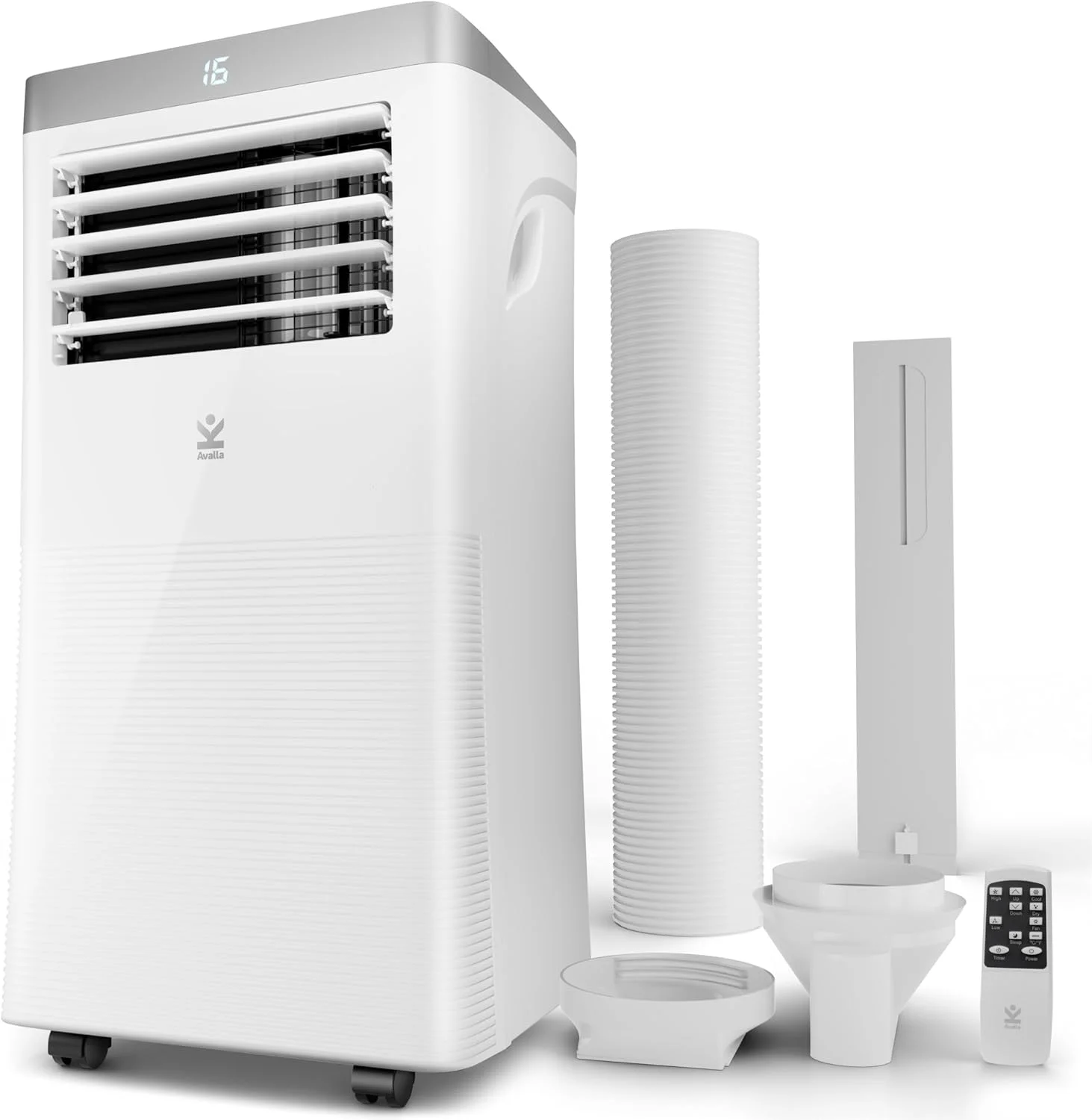 دستگاه تهویه مطبوع قابل حمل 3 در 1 Avalla S-200؛ رطوبت گیر 24 لیتری، پوشش بزرگ 88 متر مکعب برای چند اتاق، کلاس صنعتی 2600 وات 9000BTU دستگاه تهویه مطبوع قابل حمل 3 در 1 Avalla S-200؛ رطوبت گیر 24 لیتری، پوشش بزرگ 88 متر مکعب برای چند اتاق، کلاس صنعتی 2600 وات 9000BTU