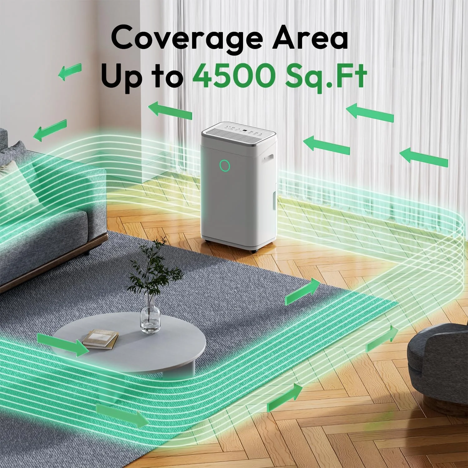 دستگاه رطوبت گیر HUMILABS با ظرفیت 4500 فوت مربع برای اتاق های بزرگ و زیرزمین، خاموش شدن و یخ زدایی خودکار، رطوبت گیر 50 پینتی با شلنگ تخلیه و مخزن 1.7 گالنی، 35 دسی بل بی صدا، تایمر 24 ساعته دستگاه رطوبت گیر HUMILABS با ظرفیت 4500 فوت مربع برای اتاق های بزرگ و زیرزمین، خاموش شدن و یخ زدایی خودکار، رطوبت گیر 50 پینتی با شلنگ تخلیه و مخزن 1.7 گالنی، 35 دسی بل بی صدا، تایمر 24 ساعته