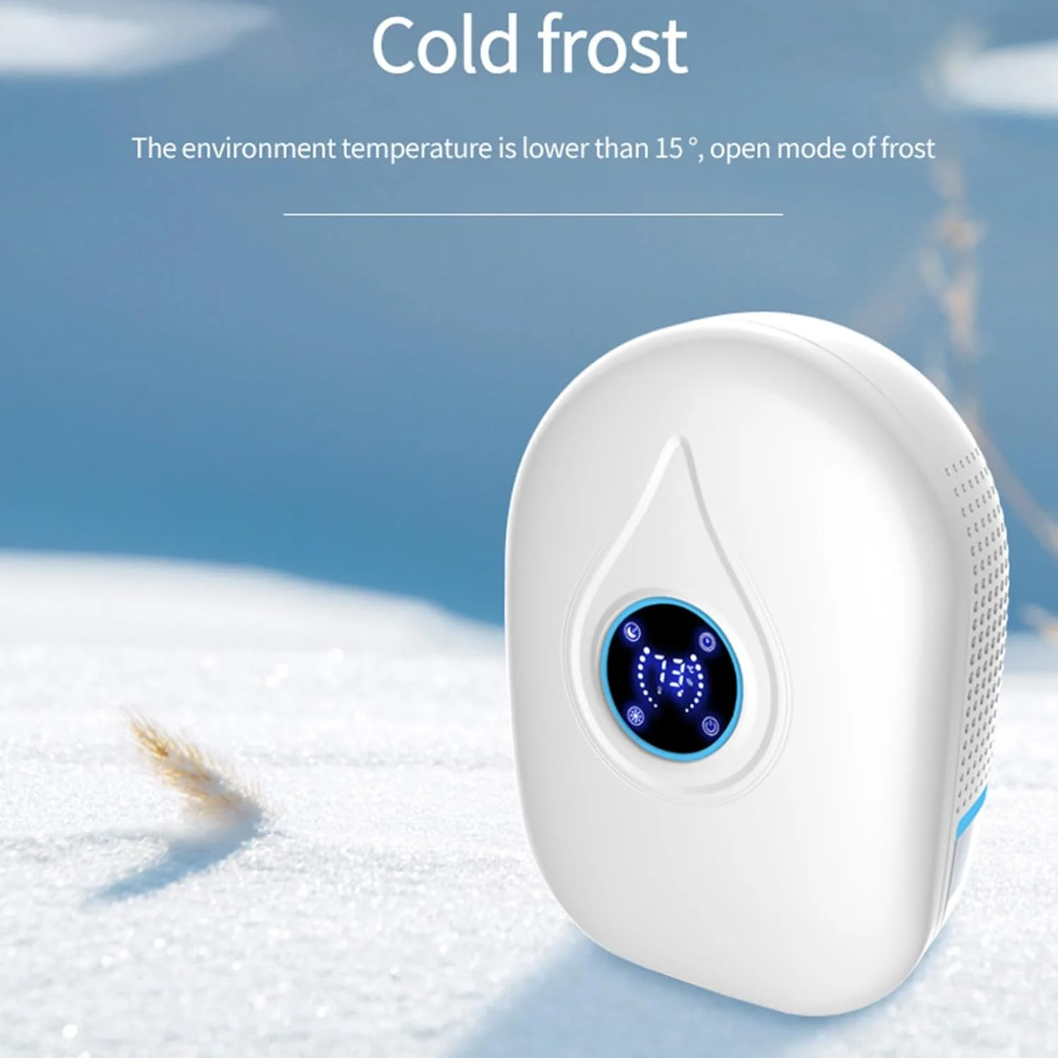 رطوبت گیر کوچک خانگی WTHOME مناسب اتاق خواب با کنترل از راه دور، رطوبت گیر زیرزمین 110-220 ولت برای حفظ رطوبت داخلی، B