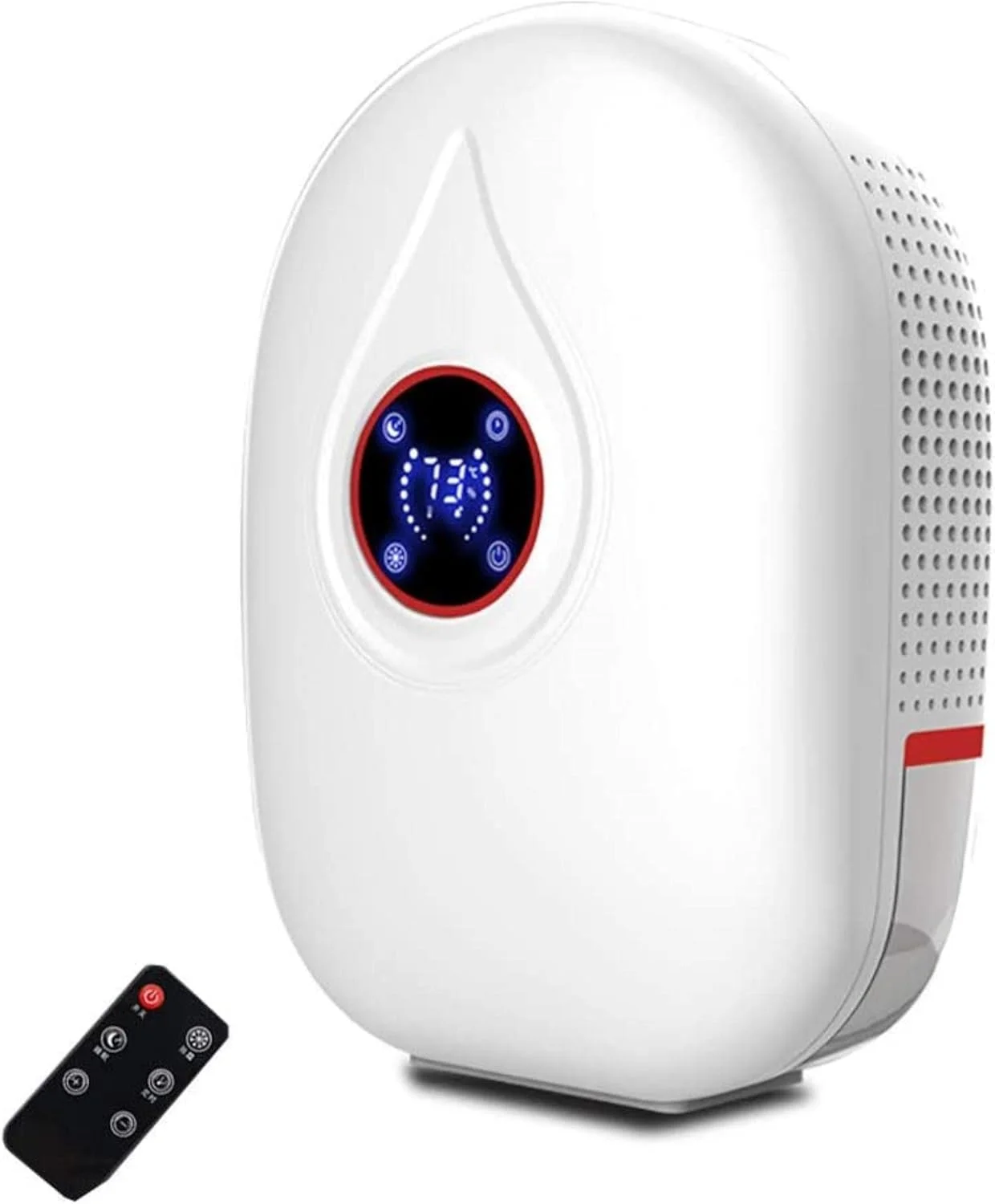 رطوبت گیر کوچک 800 میلی لیتری MAHWTF، خشک کن خانگی، سیستم تخلیه اتوماتیک لوله آب خارجی، صفحه نمایش LCD، کنترل از راه دور، زمان بندی 24 ساعته، مناسب برای آشپزخانه، حمام، اتاق خواب، آبی رطوبت گیر کوچک 800 میلی لیتری MAHWTF، خشک کن خانگی، سیستم تخلیه اتوماتیک لوله آب خارجی، صفحه نمایش LCD، کنترل از راه دور، زمان بندی 24 ساعته، مناسب برای آشپزخانه، حمام، اتاق خواب، آبی