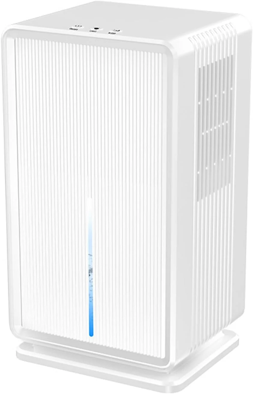 رطوبت گیر WTHOME، رطوبت گیر هوا برای اتاق خواب، ظرفیت بالا، جذب رطوبت، رطوبت زدایی، خشک کن داخلی، رطوبت گیر خانگی 60 وات، سفید