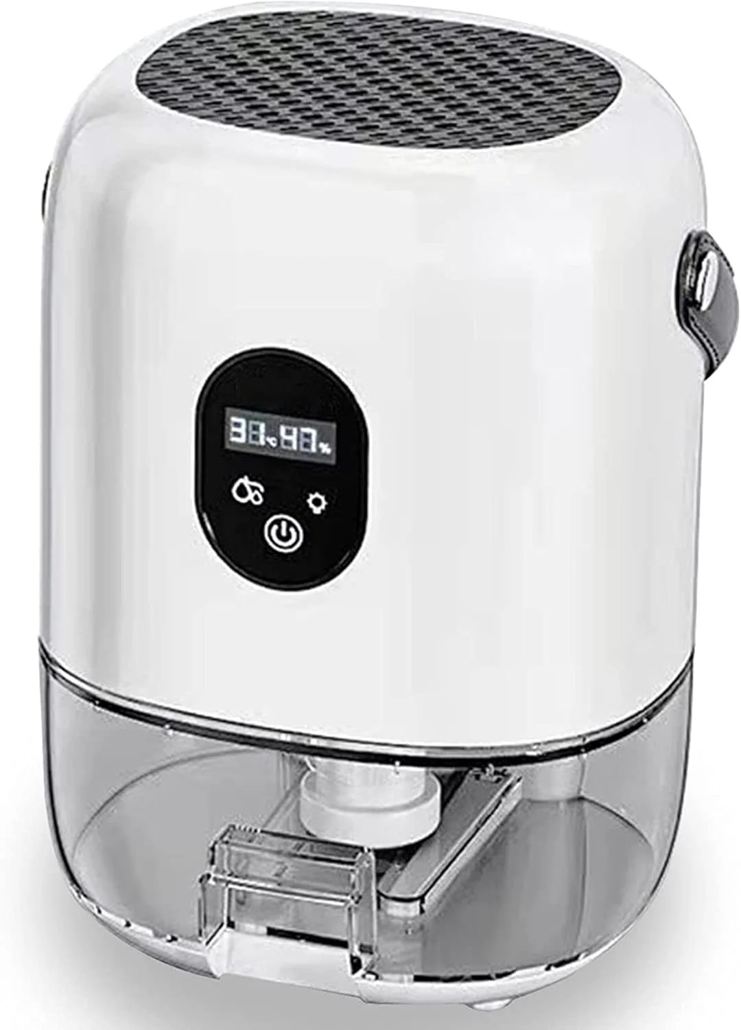 رطوبت گیر کوچک خانگی MAHWTF مدل 1 لیتری 40 وات، رطوبت ثابت هوشمند، دارای چراغ های رنگی، تشخیص دما و رطوبت، عاجی رطوبت گیر کوچک خانگی MAHWTF مدل 1 لیتری 40 وات، رطوبت ثابت هوشمند، دارای چراغ های رنگی، تشخیص دما و رطوبت، عاجی