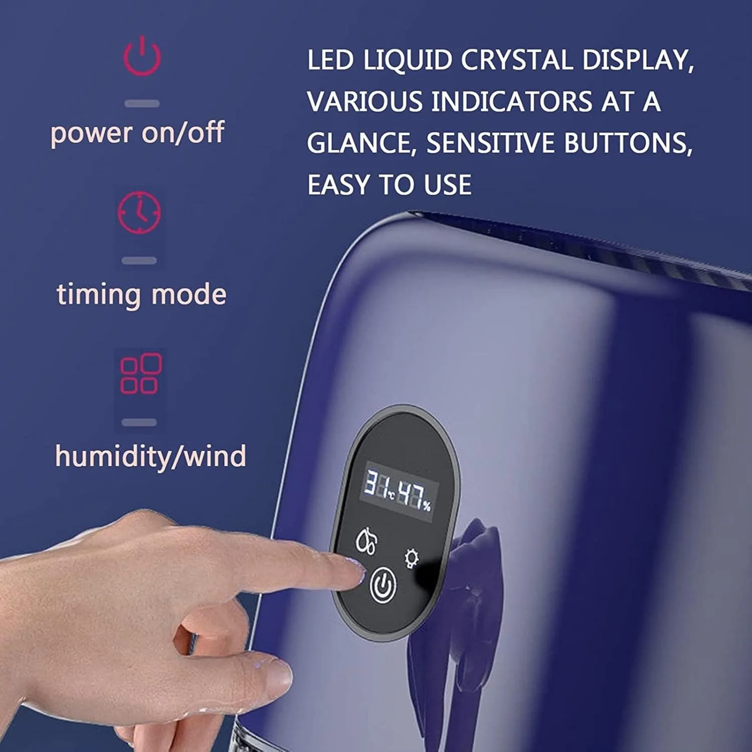 رطوبت گیر کوچک خانگی MAHWTF مدل 1 لیتری 40 وات، رطوبت ثابت هوشمند، دارای چراغ های رنگی، تشخیص دما و رطوبت، عاجی رطوبت گیر کوچک خانگی MAHWTF مدل 1 لیتری 40 وات، رطوبت ثابت هوشمند، دارای چراغ های رنگی، تشخیص دما و رطوبت، عاجی