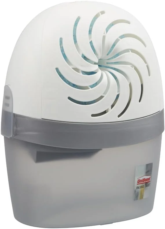 جاذب رطوبت یونی باند AERO 360º، رطوبت گیر فوق جاذب، کمک به جلوگیری از تراکم، کپک و بوی نامطبوع، جاذب رطوبت قابل شارژ، 1 دستگاه شامل 1 زبانه پرکننده 450 گرمی جاذب رطوبت یونی باند AERO 360º، رطوبت گیر فوق جاذب، کمک به جلوگیری از تراکم، کپک و بوی نامطبوع، جاذب رطوبت قابل شارژ، 1 دستگاه شامل 1 زبانه پرکننده 450 گرمی