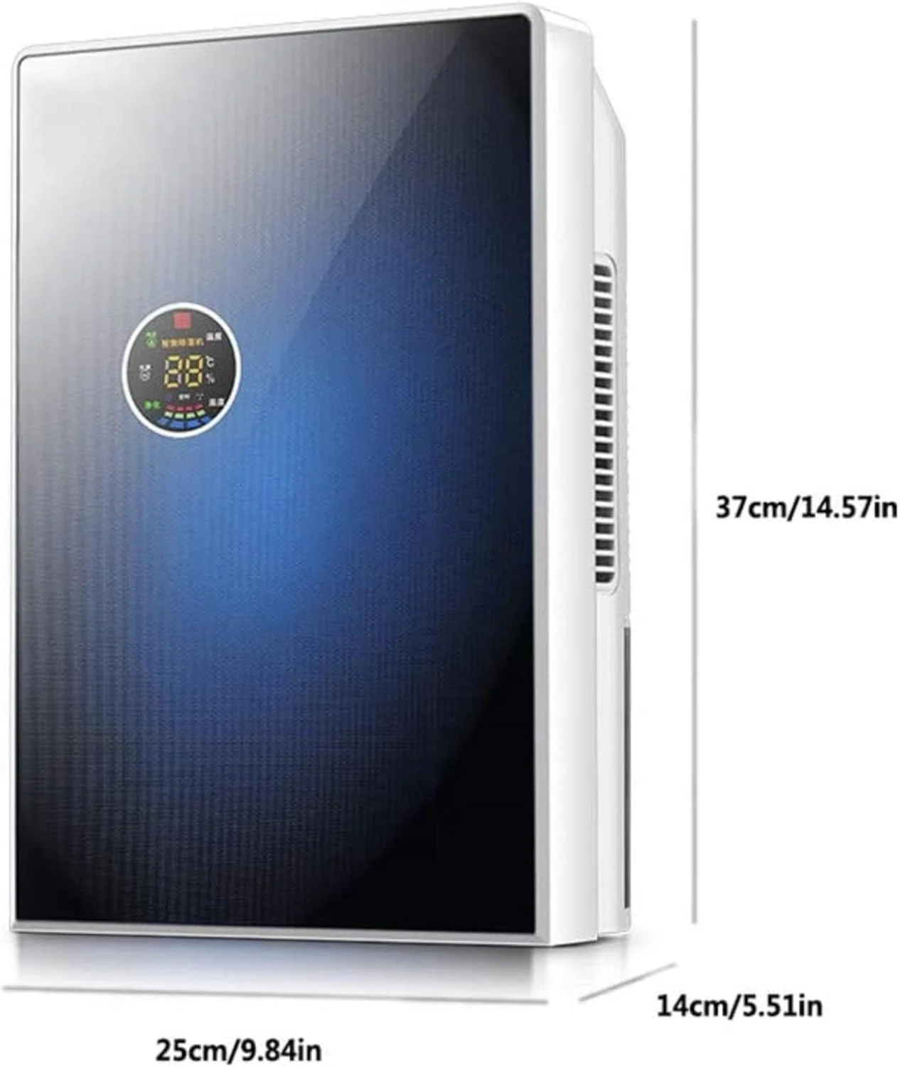 دستگاه رطوبت گیر MAHWTF سه در یک، جاذب رطوبت هوشمند خانگی، بدنه شیشه ای مقاوم، ظرفیت بزرگ 1.5 لیتری، مناسب برای حذف رطوبت، کپک و نم، مناسب آشپزخانه، اتاق خواب، دفتر، گاراژ، آبی دستگاه رطوبت گیر MAHWTF سه در یک، جاذب رطوبت هوشمند خانگی، بدنه شیشه ای مقاوم، ظرفیت بزرگ 1.5 لیتری، مناسب برای حذف رطوبت، کپک و نم، مناسب آشپزخانه، اتاق خواب، دفتر، گاراژ، آبی