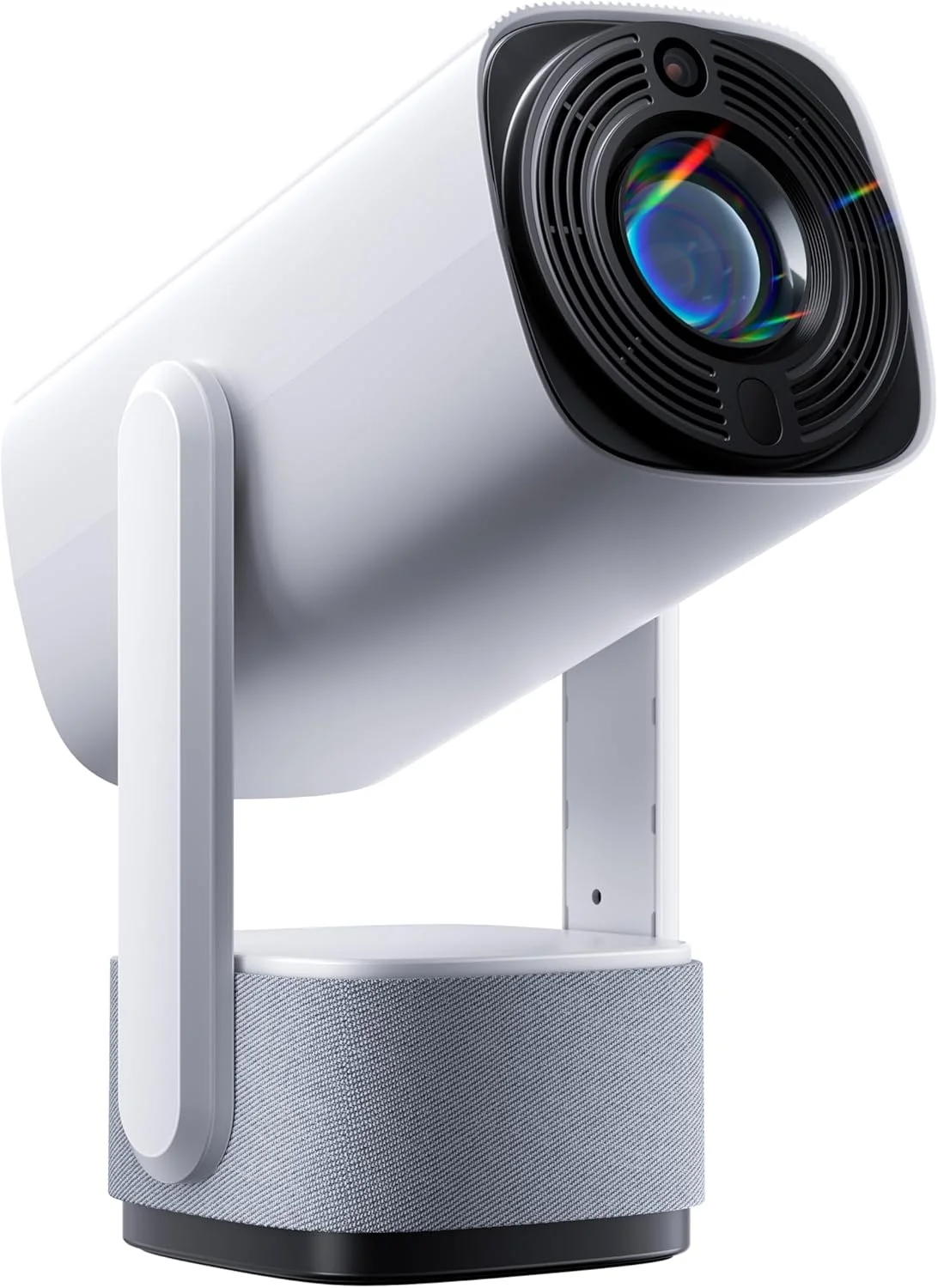 مینی پروژکتور با وای فای و بلوتوث - پروژکتور ویدئویی با پشتیبانی از کیفیت 4K به همراه بلندگوی 6 واتی، پروژکتور فیلم کوچک قابل حمل با قابلیت چرخش 270 درجه مناسب اتاق خواب/دیوار/خانه/iOS/Android/TV Stick