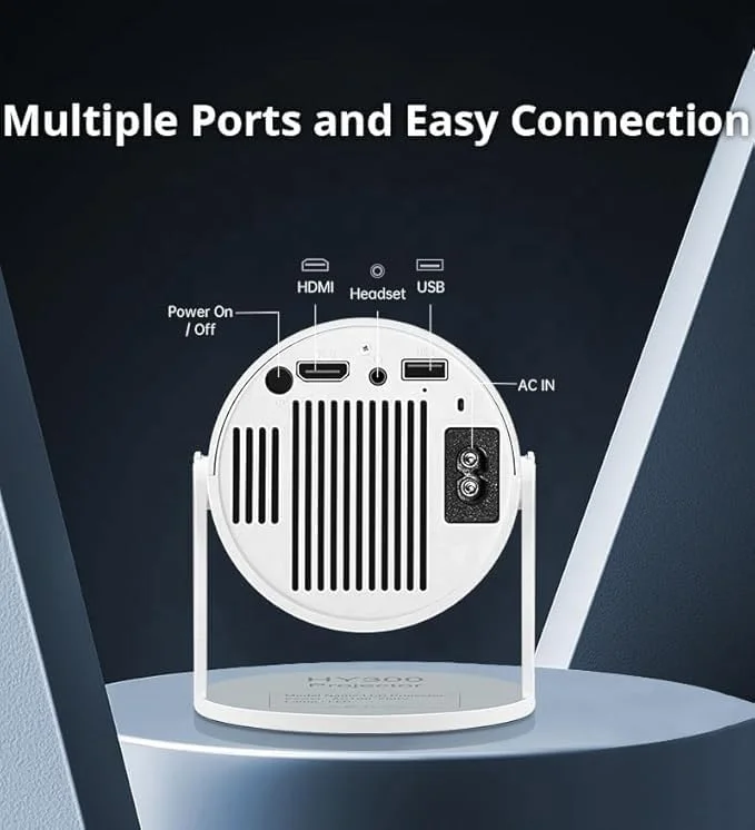 پروژکتور 4K مونوپو HY300 PRO – اندروید 11، وای فای دوگانه، 1080P و 1280x720P HD | سینمای خانگی ممتاز با نمایشگر با وضوح بالا پروژکتور 4K مونوپو HY300 PRO – اندروید 11، وای فای دوگانه، 1080P و 1280x720P HD | سینمای خانگی ممتاز با نمایشگر با وضوح بالا