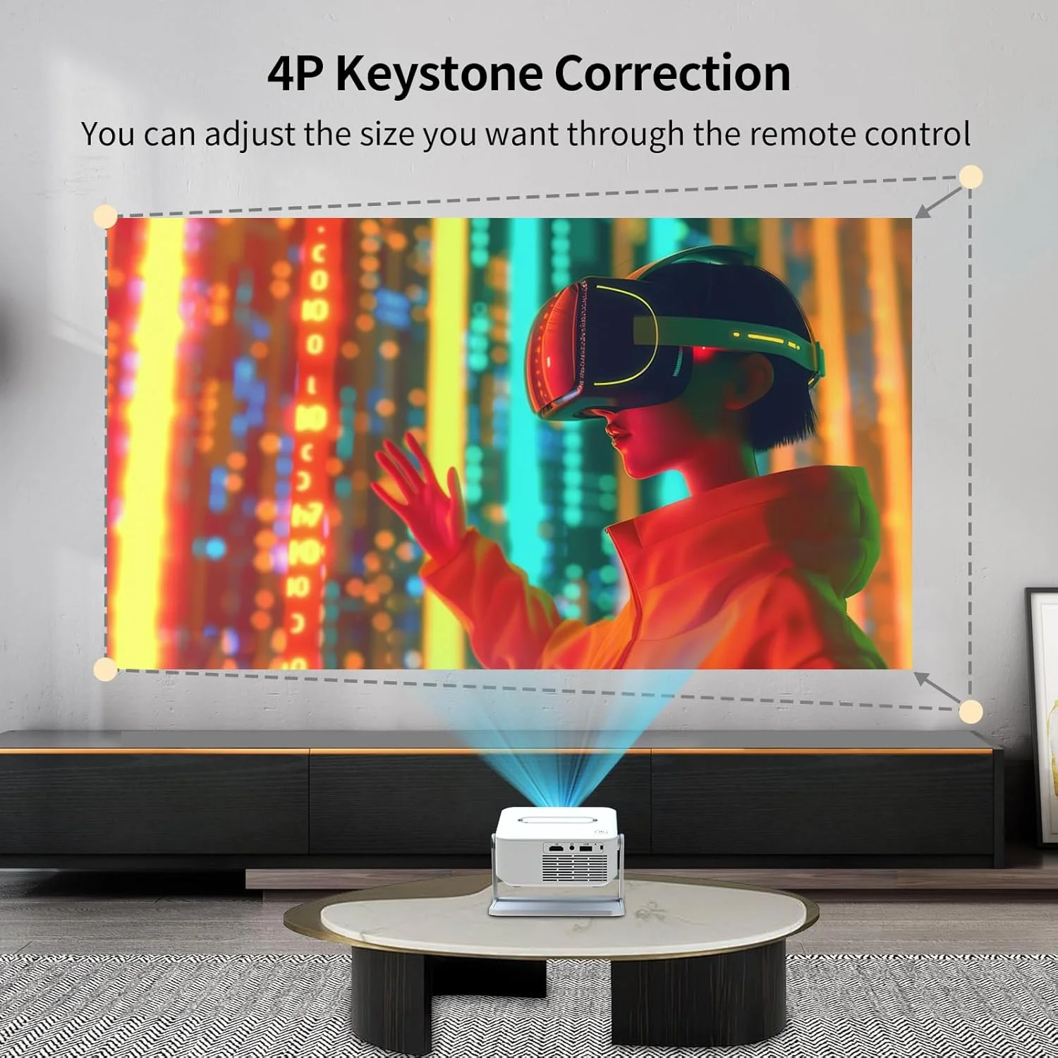 پروژکتور مینی Xnano، پروژکتور قابل حمل با پشتیبانی از 4K، پروژکتور ویدئویی 200 ANSI، پروژکتور فیلم سازگار با IOS/Android/Windows/TV Stick/USB/HDMI برای استفاده در داخل/خارج از منزل پروژکتور مینی Xnano، پروژکتور قابل حمل با پشتیبانی از 4K، پروژکتور ویدئویی 200 ANSI، پروژکتور فیلم سازگار با IOS/Android/Windows/TV Stick/USB/HDMI برای استفاده در داخل/خارج از منزل