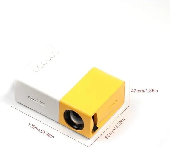 پروژکتور LED کوچک قابل حمل - پروژکتور ویدئویی LCD HD با رابط های HDMI، USB و AV، کنترل از راه دور، روشنایی 400 لومن برای سینمای خانگی، فیلم های فضای باز، مهمانی ها، بازی و سرگرمی کودکان پروژکتور LED کوچک قابل حمل - پروژکتور ویدئویی LCD HD با رابط های HDMI، USB و AV، کنترل از راه دور، روشنایی 400 لومن برای سینمای خانگی، فیلم های فضای باز، مهمانی ها، بازی و سرگرمی کودکان