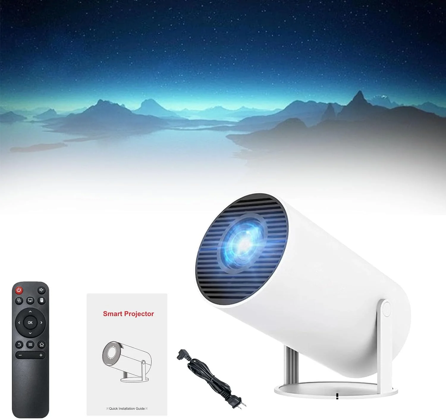 لونوش - پروژکتور هوشمند 4K لونوش، پروژکتور فوق العاده HD لونوش، پروژکتور کوچک قابل حمل 4k، پروژکتور هوشمند با وای فای و بلوتوث، پروژکتور قابل حمل 4k پروژکتور ویدیویی خانگی با چرخش 180 درجه (1 عدد) لونوش - پروژکتور هوشمند 4K لونوش، پروژکتور فوق العاده HD لونوش، پروژکتور کوچک قابل حمل 4k، پروژکتور هوشمند با وای فای و بلوتوث، پروژکتور قابل حمل 4k پروژکتور ویدیویی خانگی با چرخش 180 درجه (1 عدد)