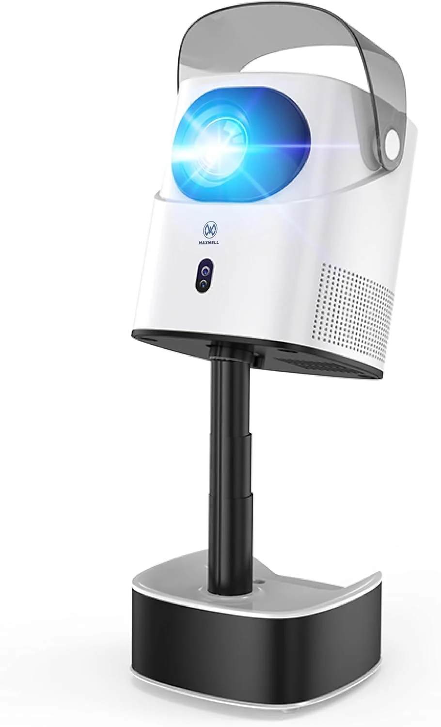 پروژکتور مکسول فانتوم پرو با پشتیبانی از 4K، پایه داخلی، بلندگوی قابل حمل، رزولوشن Full HD 1080P، تصحیح کیستون، فوکوس الکترونیکی، سیستم صوتی Hi-Fi، وای فای 5G، پروژکتور سینمای خانگی/فضای باز پروژکتور مکسول فانتوم پرو با پشتیبانی از 4K، پایه داخلی، بلندگوی قابل حمل، رزولوشن Full HD 1080P، تصحیح کیستون، فوکوس الکترونیکی، سیستم صوتی Hi-Fi، وای فای 5G، پروژکتور سینمای خانگی/فضای باز