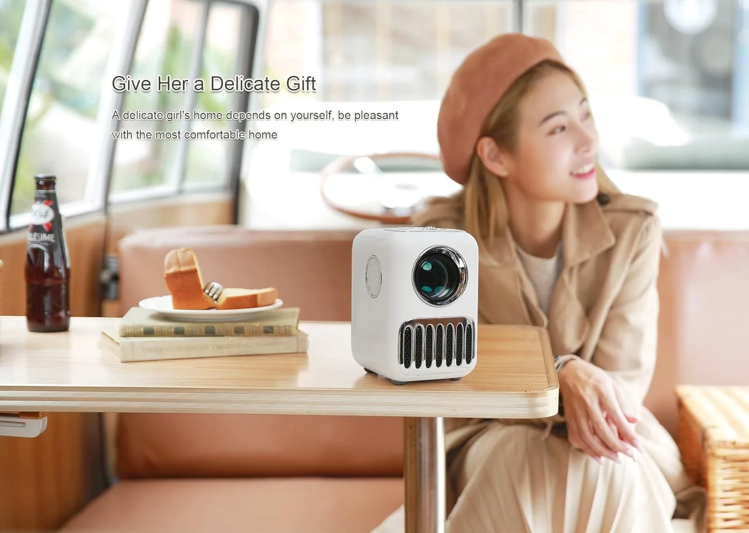 پروژکتور قابل حمل Wanbo مدل T2R MAX، کیفیت 4K، رزولوشن 1080P، دارای سیستم عامل اندروید داخلی، طراحی رترو نوآورانه، مناسب برای شب های فیلم در خانه، کنفرانس در دفتر، مدرسه و غیره. پروژکتور قابل حمل Wanbo مدل T2R MAX، کیفیت 4K، رزولوشن 1080P، دارای سیستم عامل اندروید داخلی، طراحی رترو نوآورانه، مناسب برای شب های فیلم در خانه، کنفرانس در دفتر، مدرسه و غیره.