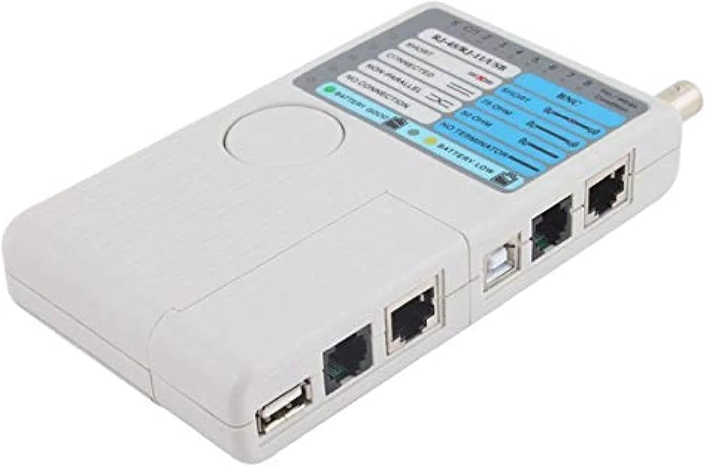 تستر کابل شبکه از راه دور 4 در 1 تلفن، RJ45 RJ11 BNC