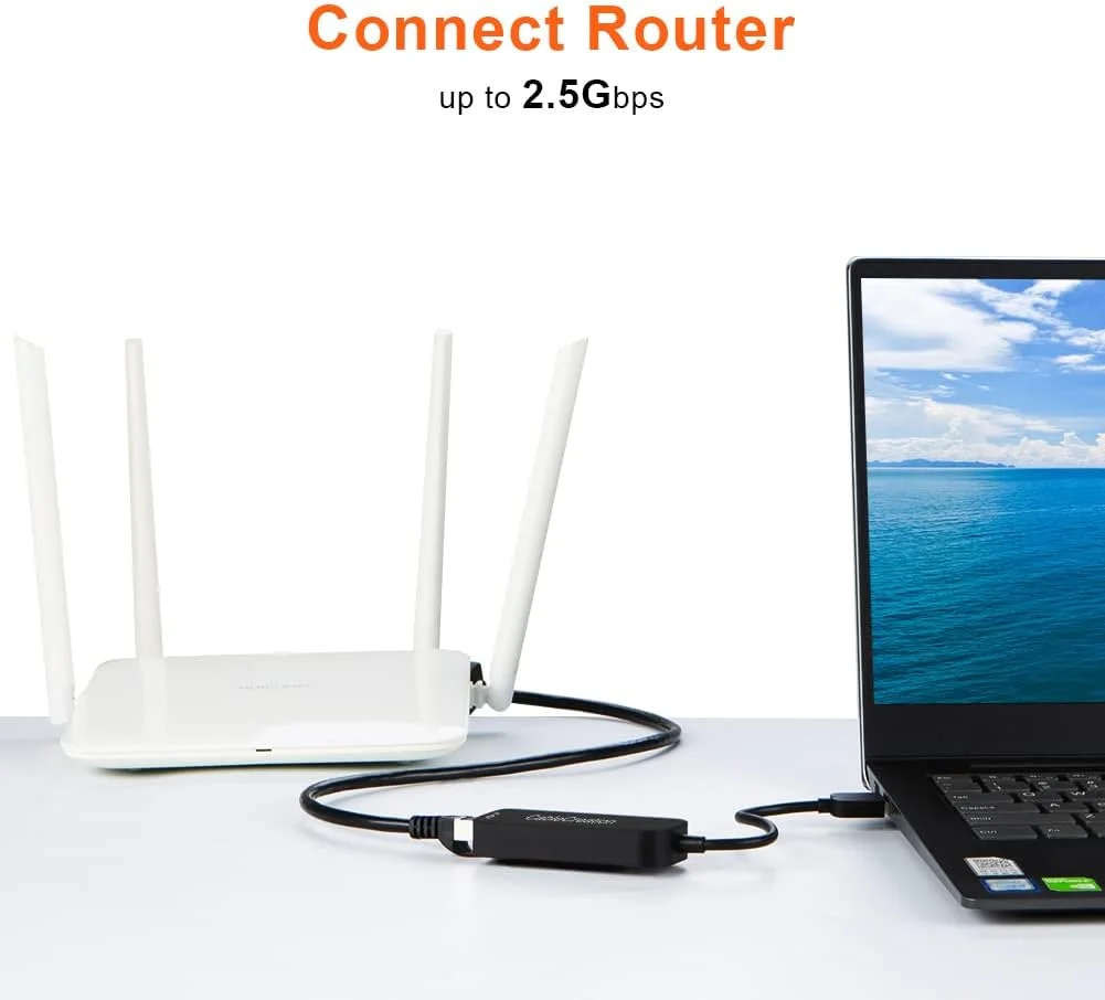 CableCreation USB 3.0 to 2.5 Gigabit LAN Ethernet Cable Adapter USB to Network up to 2.5Gbps Compatible with MacBook Pro Air Windows 10 8.1 macOS X 10.6-10.15 Black CableCreation USB 3.0 to 2.5 Gigabit LAN Ethernet Cable Adapter USB to Network up to 2.5Gbps Compatible with MacBook Pro Air Windows 10 8.1 macOS X 10.6-10.15 Black