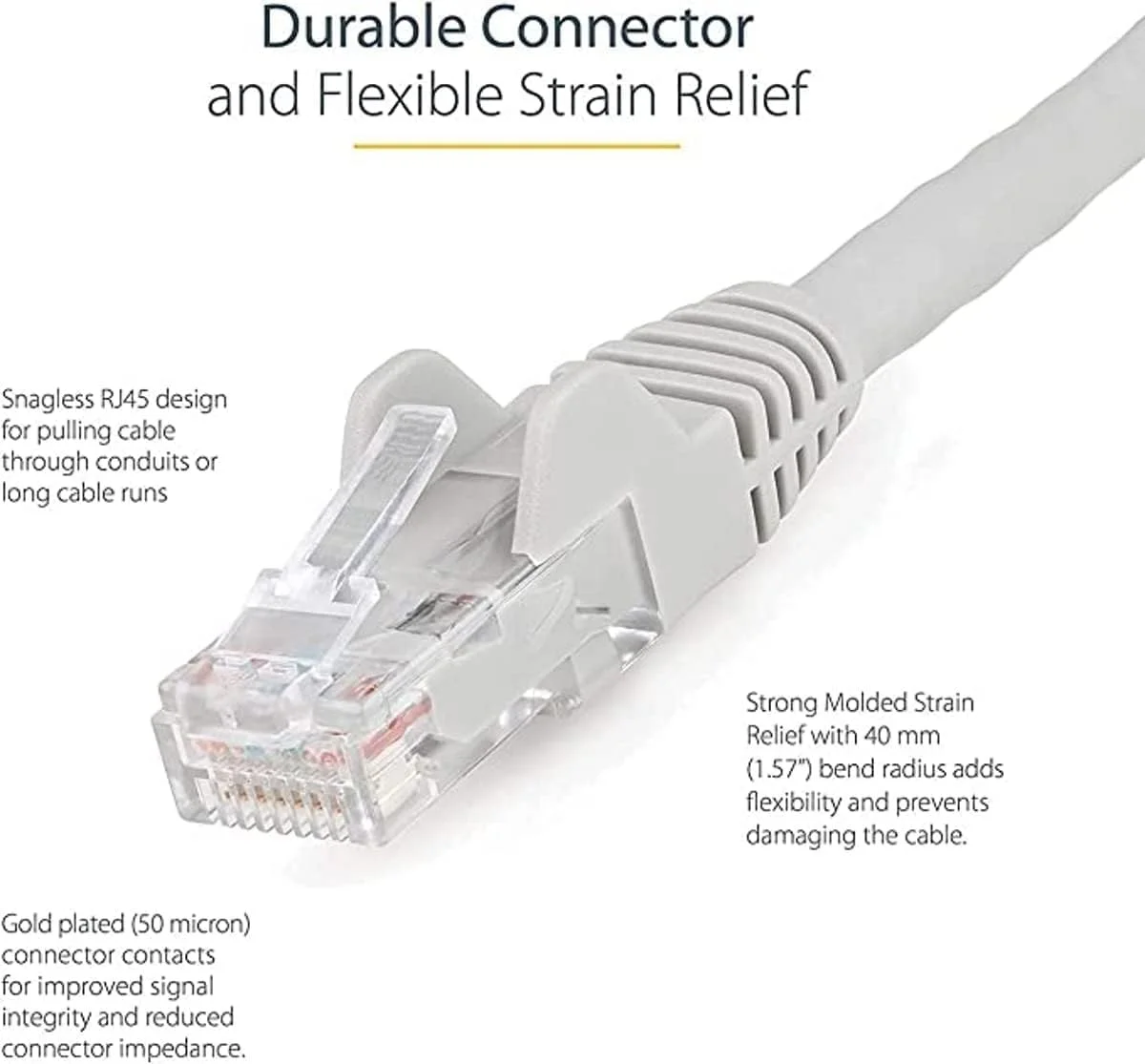 کابل پچ RJ45 Melfi - کابل اترنت Cat 6، کابل شبکه پرسرعت برای اینترنت، بازی و استریم (1 متر) کابل پچ RJ45 Melfi - کابل اترنت Cat 6، کابل شبکه پرسرعت برای اینترنت، بازی و استریم (1 متر)