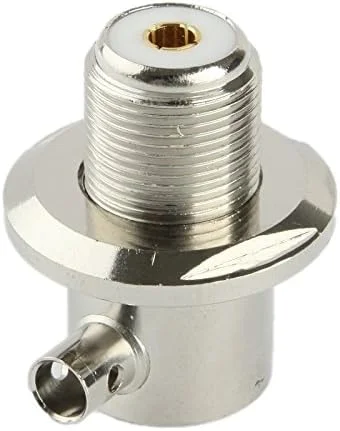 کابل اتصال آنتن شبکه وای فای CHENCHUAN با آداپتور زانویی مادگی UHF و کابل RG316 (نقره ای)