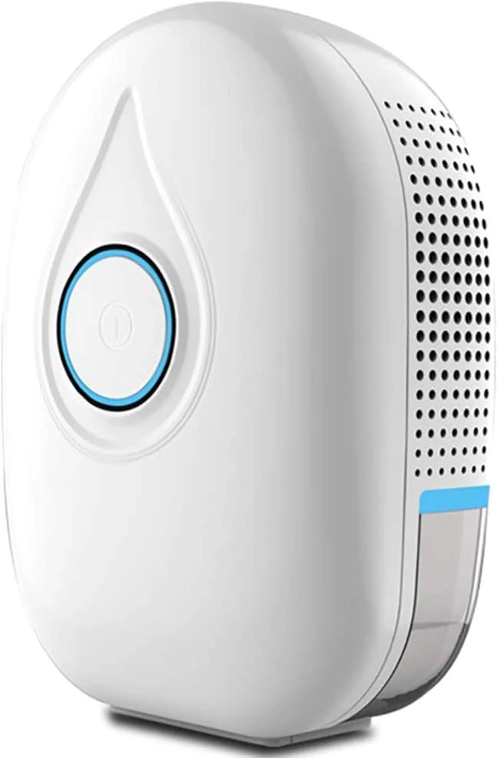 رطوبت گیر کوچک 800 میلی لیتری MAHWTF، خشک کن نیمه هادی خانگی، تخلیه اتوماتیک لوله آب خارجی، مناسب برای اتاق خواب، حمام، آشپزخانه برای از بین بردن رطوبت و کپک، آبی
