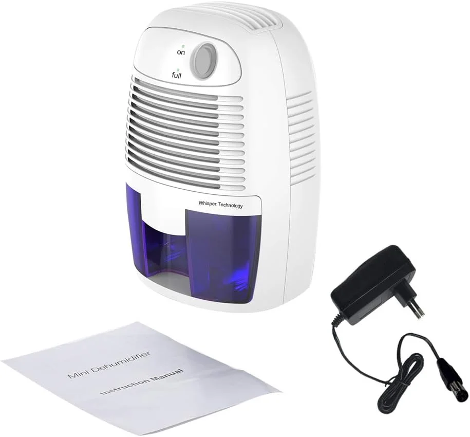 رطوبت گیر نیمه هادی فوق العاده کوچک Hingers XRow-600A، خشک کن جاذب رطوبت هوا با فناوری ترموالکتریک خنک کننده پلتیر فوق العاده بی صدا برای کمد لباس دوشاخه EU