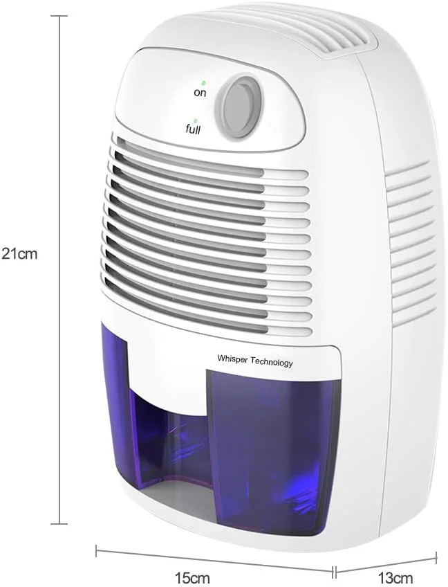 رطوبت گیر نیمه هادی فوق العاده کوچک Hingers XRow-600A، خشک کن جاذب رطوبت هوا با فناوری ترموالکتریک خنک کننده پلتیر فوق العاده بی صدا برای کمد لباس دوشاخه EU