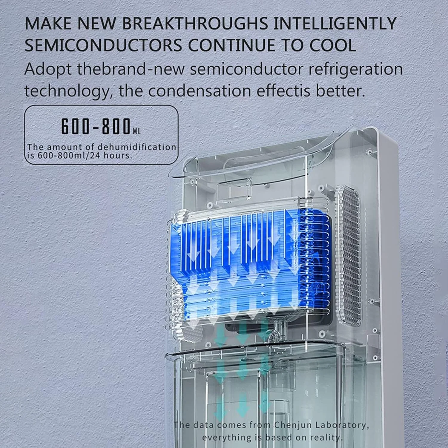 رطوبت گیر 2.2 لیتری 42 واتی MAHWTF، با کنترل از راه دور/لوله آب خارجی، بی صدا/کنترل از راه دور/تایمر، برای جذب رطوبت زیرزمین