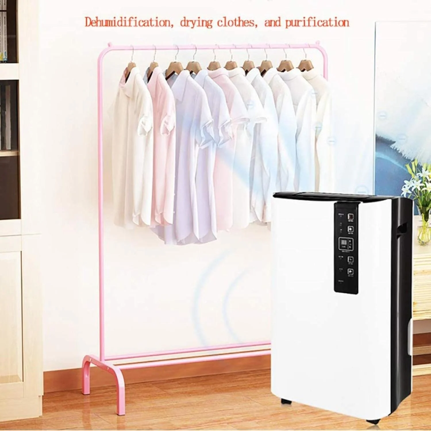 دستگاه رطوبت گیر MAHWTF، تصفیه کننده هوا، خشک کن هوا، خشک کن سریع 1 ساعته، کم صدا، قدرت رطوبت گیری بالا 60 لیتری، مناسب برای ویلا و زیرزمین 120 متری دستگاه رطوبت گیر MAHWTF، تصفیه کننده هوا، خشک کن هوا، خشک کن سریع 1 ساعته، کم صدا، قدرت رطوبت گیری بالا 60 لیتری، مناسب برای ویلا و زیرزمین 120 متری