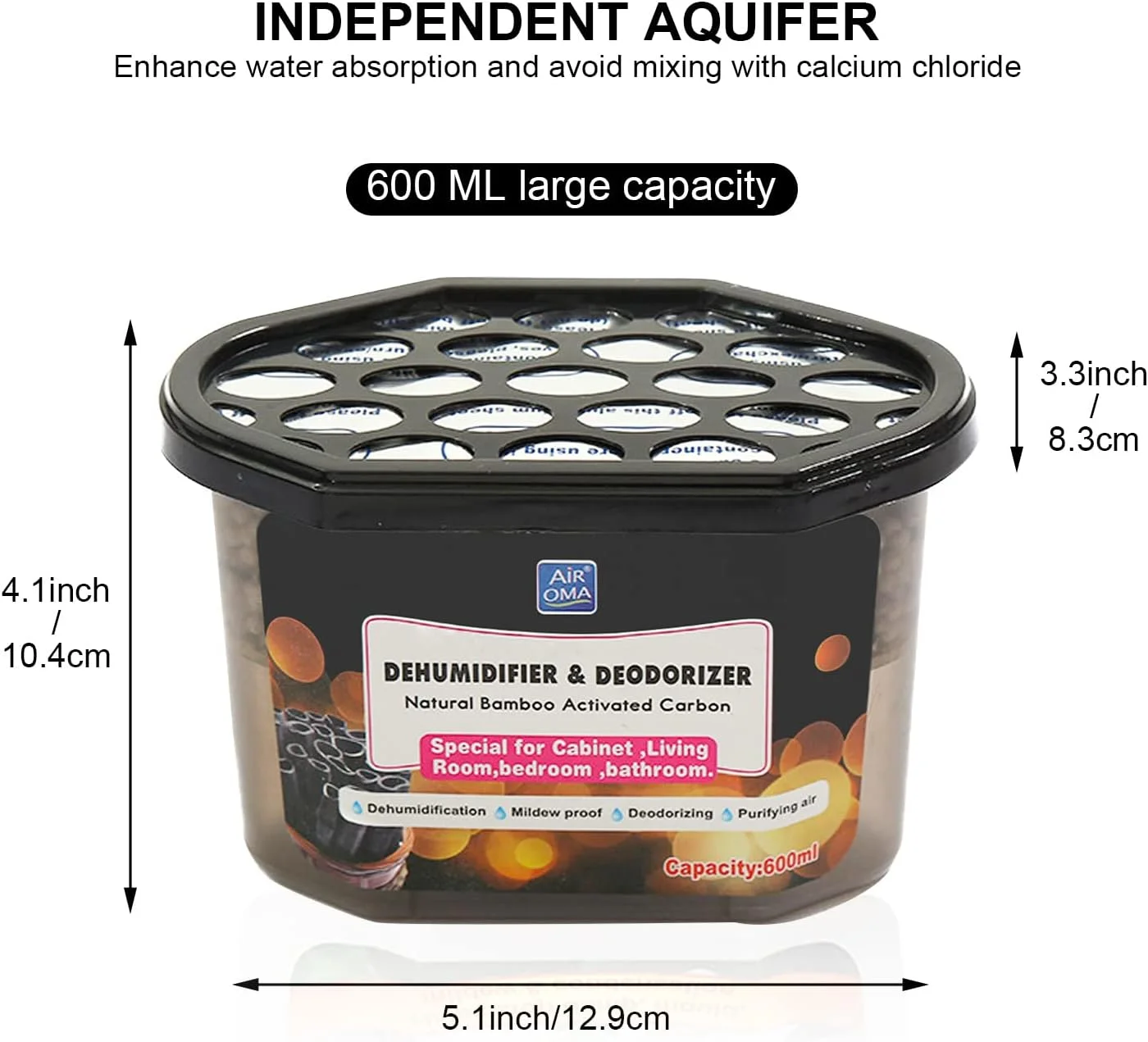 هومارکت، بسته 6 عددی رطوبت گیر خانگی با کربن فعال، جذب کننده رطوبت و از بین برنده بو، ضد رطوبت، ضد کپک، خوشبو کننده و نم گیر کمد لباس، از بین برنده بوی نم، کپک و ماندگی هومارکت، بسته 6 عددی رطوبت گیر خانگی با کربن فعال، جذب کننده رطوبت و از بین برنده بو، ضد رطوبت، ضد کپک، خوشبو کننده و نم گیر کمد لباس، از بین برنده بوی نم، کپک و ماندگی