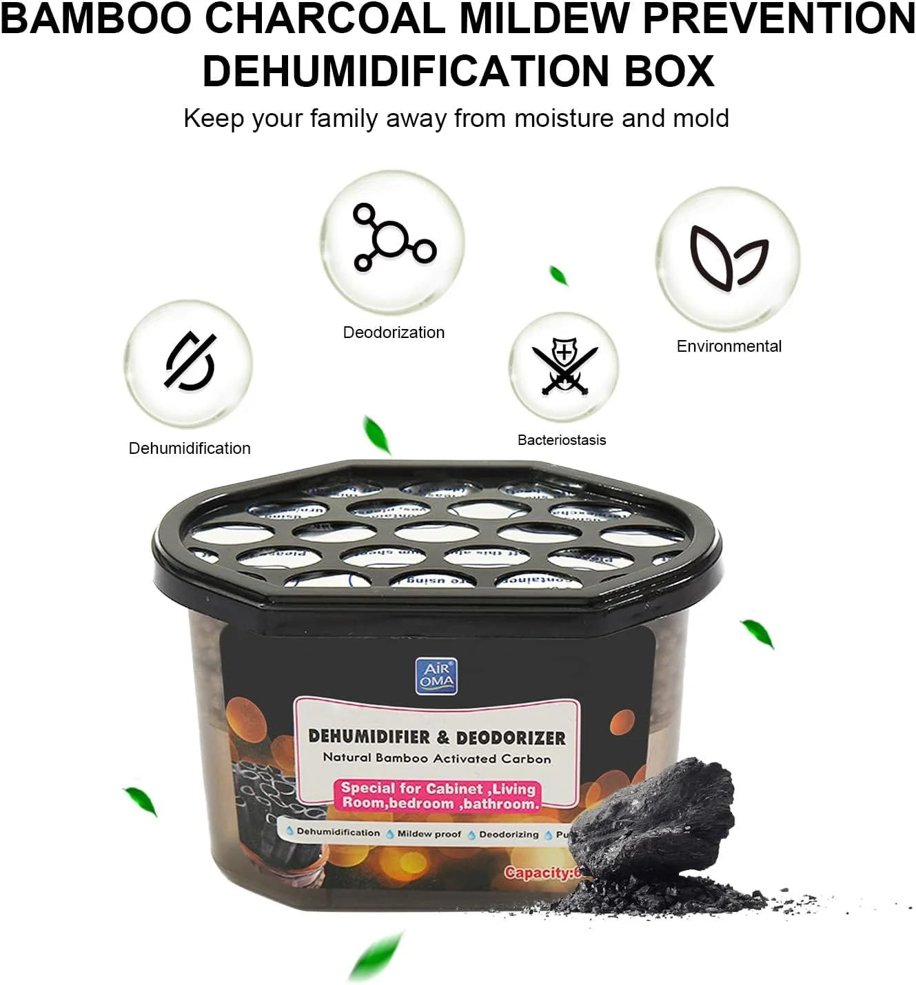 هومارکت، بسته 6 عددی رطوبت گیر خانگی با کربن فعال، جذب کننده رطوبت و از بین برنده بو، ضد رطوبت، ضد کپک، خوشبو کننده و نم گیر کمد لباس، از بین برنده بوی نم، کپک و ماندگی هومارکت، بسته 6 عددی رطوبت گیر خانگی با کربن فعال، جذب کننده رطوبت و از بین برنده بو، ضد رطوبت، ضد کپک، خوشبو کننده و نم گیر کمد لباس، از بین برنده بوی نم، کپک و ماندگی