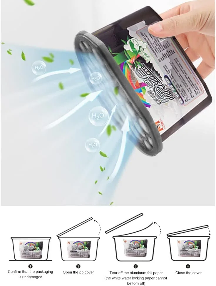 هومارکت رطوبت گیر خانگی جاذب رطوبت زغال فعال و از بین برنده بو، ضد کپک و خوشبو کننده رطوبت گیر کمد لباس (6 عددی) هومارکت رطوبت گیر خانگی جاذب رطوبت زغال فعال و از بین برنده بو، ضد کپک و خوشبو کننده رطوبت گیر کمد لباس (6 عددی)