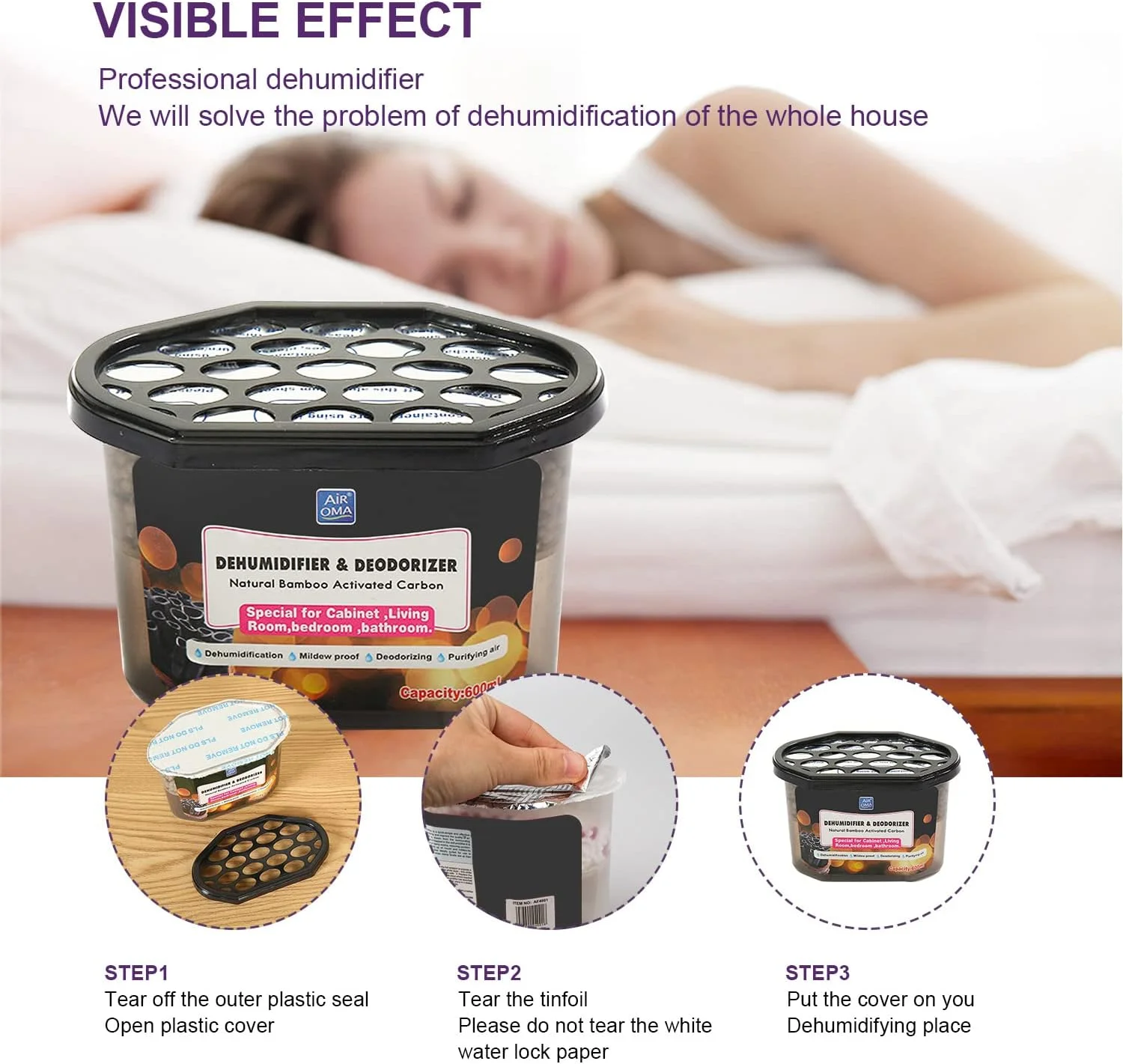 هومارکت، بسته 6 عددی رطوبت گیر خانگی با کربن فعال، جذب کننده رطوبت و از بین برنده بو، ضد رطوبت، ضد کپک، خوشبو کننده و نم گیر کمد لباس، از بین برنده بوی نم، کپک و ماندگی هومارکت، بسته 6 عددی رطوبت گیر خانگی با کربن فعال، جذب کننده رطوبت و از بین برنده بو، ضد رطوبت، ضد کپک، خوشبو کننده و نم گیر کمد لباس، از بین برنده بوی نم، کپک و ماندگی