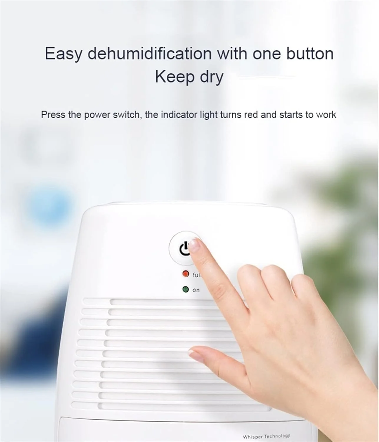 رطوبت گیر کوچک خانگی، مینی رطوبت گیر جذب کننده رطوبت، دستگاه خشک کن هوا برقی خنک کننده برای اتاق خواب آشپزخانه 500 میلی لیتر صنعتی