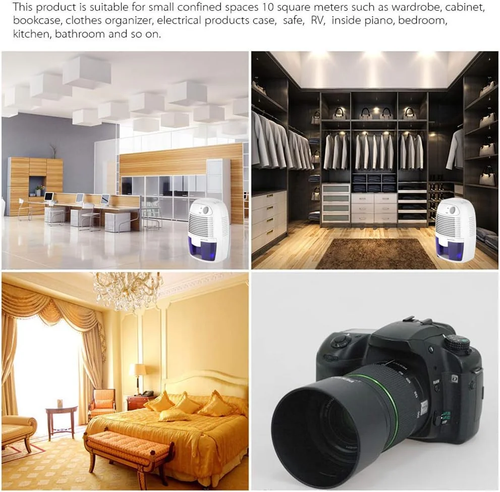 رطوبت گیر نیمه هادی فوق العاده XRow 600A با فناوری خنک کننده ترموالکتریک پلتیر بی صدا برای کمد لباس با دوشاخه EU