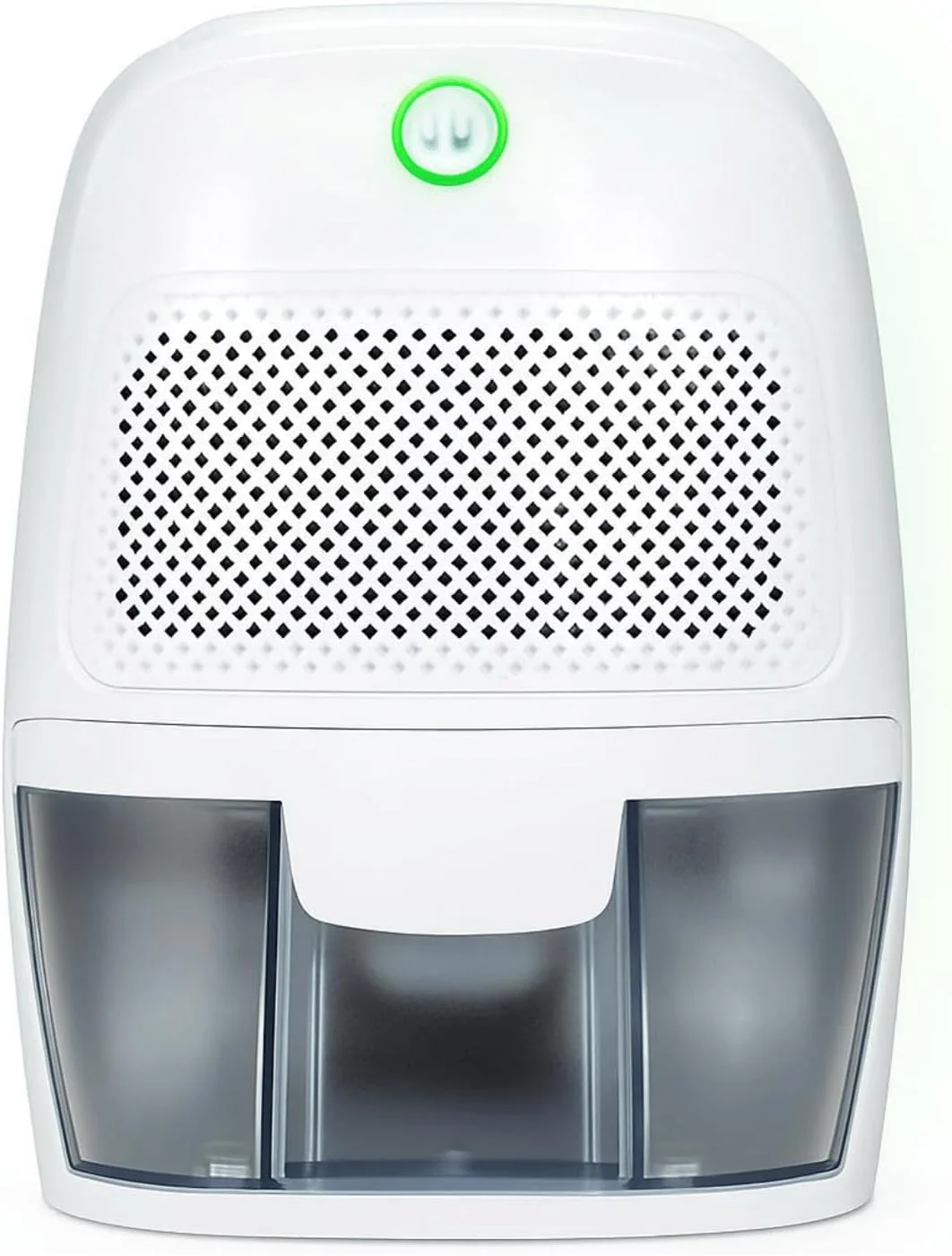 رطوبت گیر کوچک با مخزن آب 600 میلی لیتری، رطوبت زدای قابل حمل فوق العاده بی صدا پلتیر برای اتاق خواب 20 متر مربعی / 215 فوت مربعی، حمام، کمد لباس، کاروان - خاموش شدن خودکار، LED سبز، خشک کن هوا با مصرف انرژی کارآمد DH500A