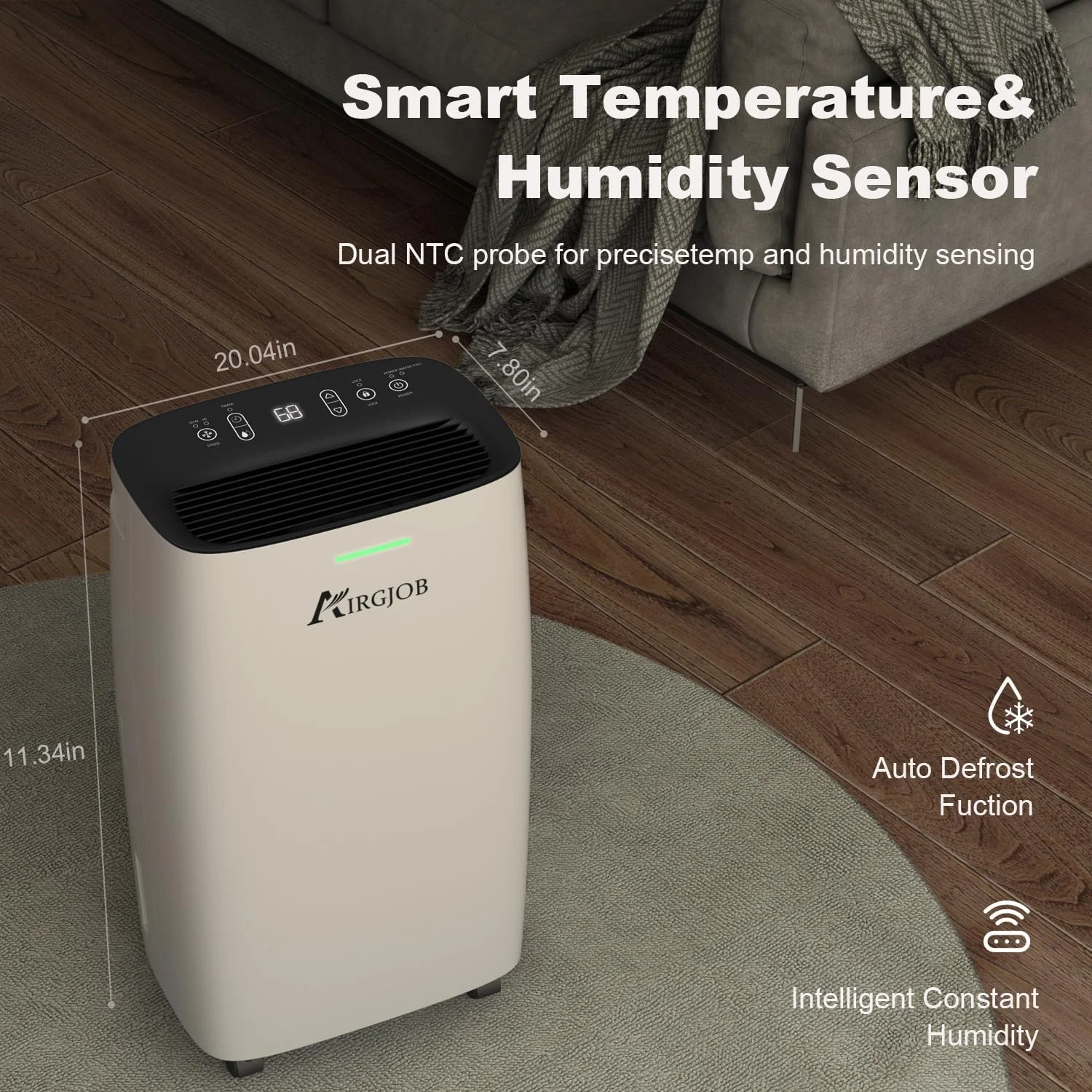 دستگاه رطوبت گیر 32 پینتی مناسب برای زیرزمین و اتاق بزرگ - 185 متر مربع، رطوبت گیر بی صدا با ظرفیت بالا برای خانه، حمام، زیرزمین - تخلیه مداوم خودکار برای حذف رطوبت، دارای قفل کودک دستگاه رطوبت گیر 32 پینتی مناسب برای زیرزمین و اتاق بزرگ - 185 متر مربع، رطوبت گیر بی صدا با ظرفیت بالا برای خانه، حمام، زیرزمین - تخلیه مداوم خودکار برای حذف رطوبت، دارای قفل کودک