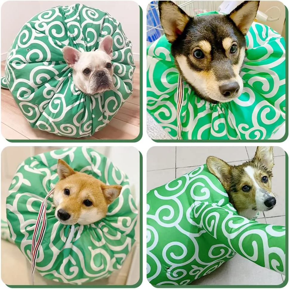 کیف خشک کن سگ انعطاف پذیر WAYUTO با بند کشی، جعبه خشک کن موی سگ، کیف خشک کن سگ برای استفاده در خانه، حمام و فروشگاه حیوانات خانگی S