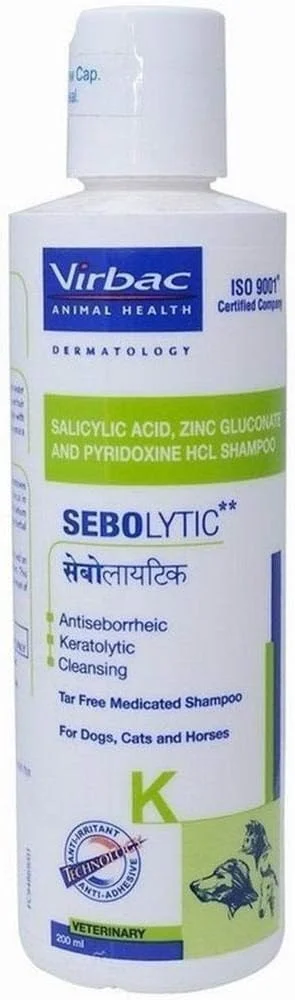 شامپو درمانی سبولیتیک ویرباک برای سگ ها و حیوانات خانگی - 200 میلی لیتر، 1 عدد