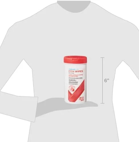 دستمال مرطوب ضد خارش سگ و گربه Caseeto VibrantLife حاوی آلوئه ورا (30 عدد)