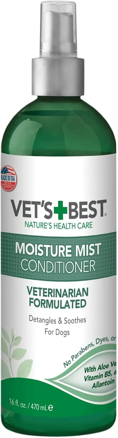 اسپری نرم کننده مرطوب کننده Vet's Best 31658100057، سفید، 473 میلی لیتر.