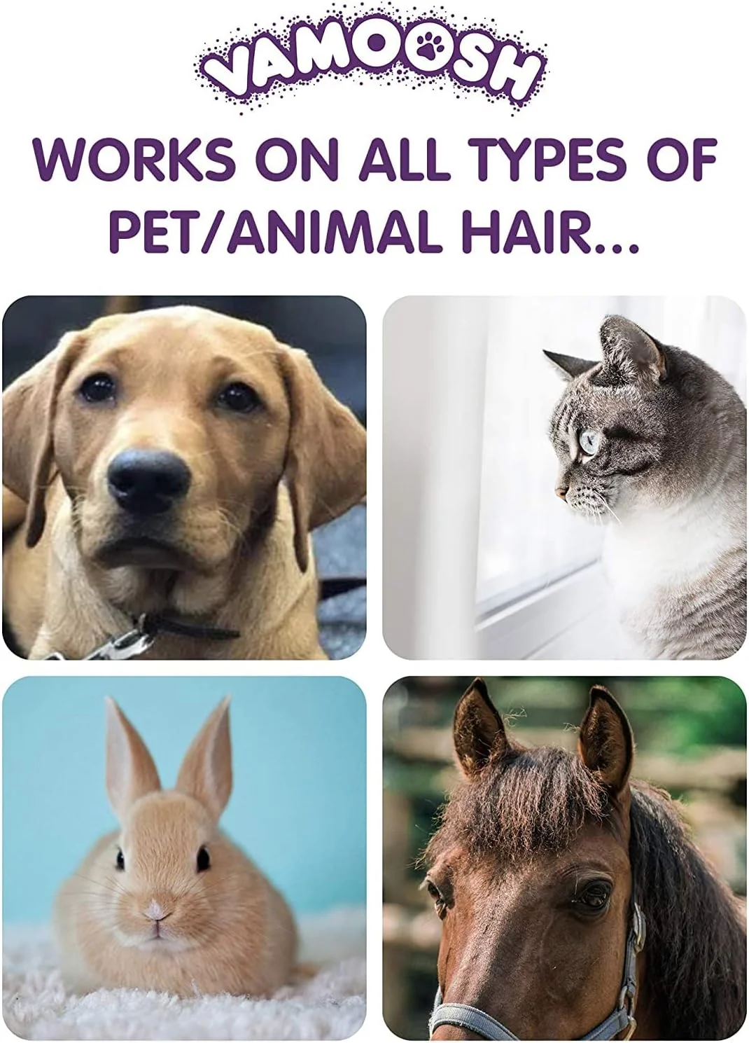 از بین برنده موی حیوانات خانگی وموش 3 بسته 100 گرمی (1 جعبه) تا 3 بار شستشو