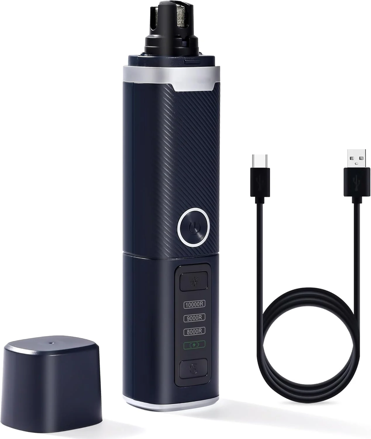 سوهان ناخن برقی ارتقا یافته 2025 برای سگ و گربه، ناخن گیر بی صدای حیوانات خانگی با چراغ LED و 3 سرعت، ناخن گیر ایمن و قابل شارژ برای حیوانات خانگی کوچک تا متوسط، (شامل 3 چرخ سنگ زنی و کیف نگهداری)