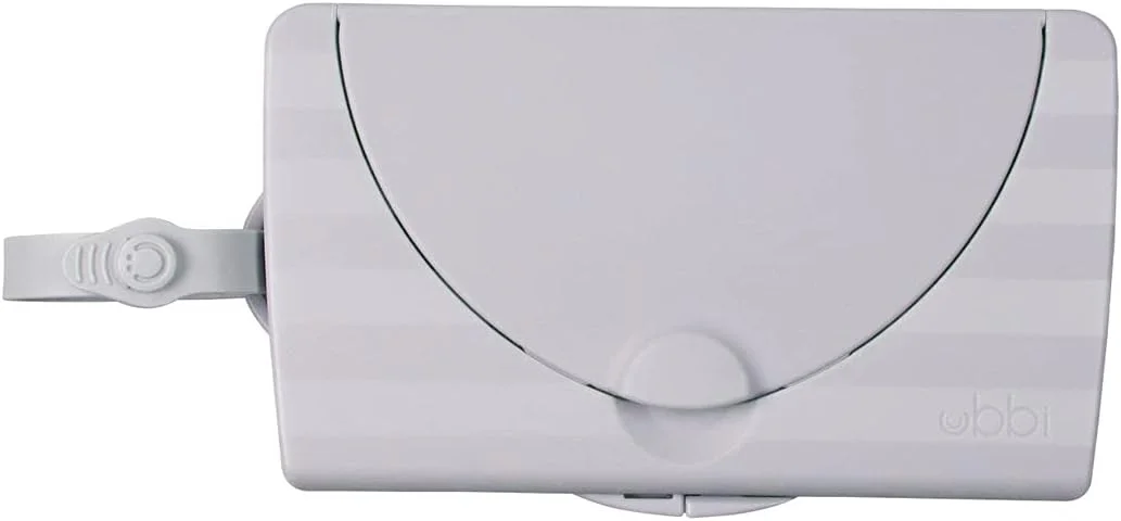 جا دستمال مرطوب حیوانات خانگی Ubbi، ظرف دستمال مرطوب برای سگ و گربه، ظرف نگهدارنده دستمال مرطوب برای منزل و مسافرت، خاکستری