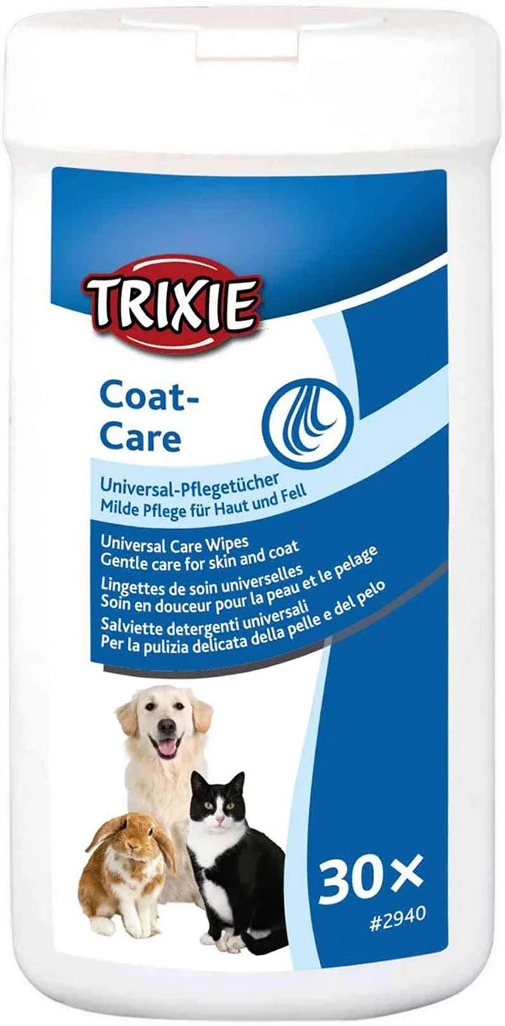 دستمال مرطوب آرایشی یونیورسال تریکسی برای سگ و گربه 30 عددی
