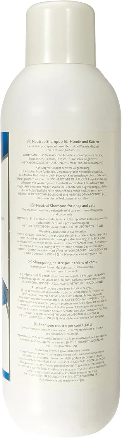 شامپو خنثی تریکسی برای سگ و گربه، 1 لیتر