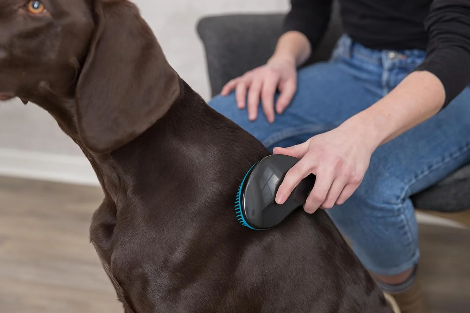 برس نرم پلاستیکی تریکسی برای سگ و گربه 19 سانتی متر