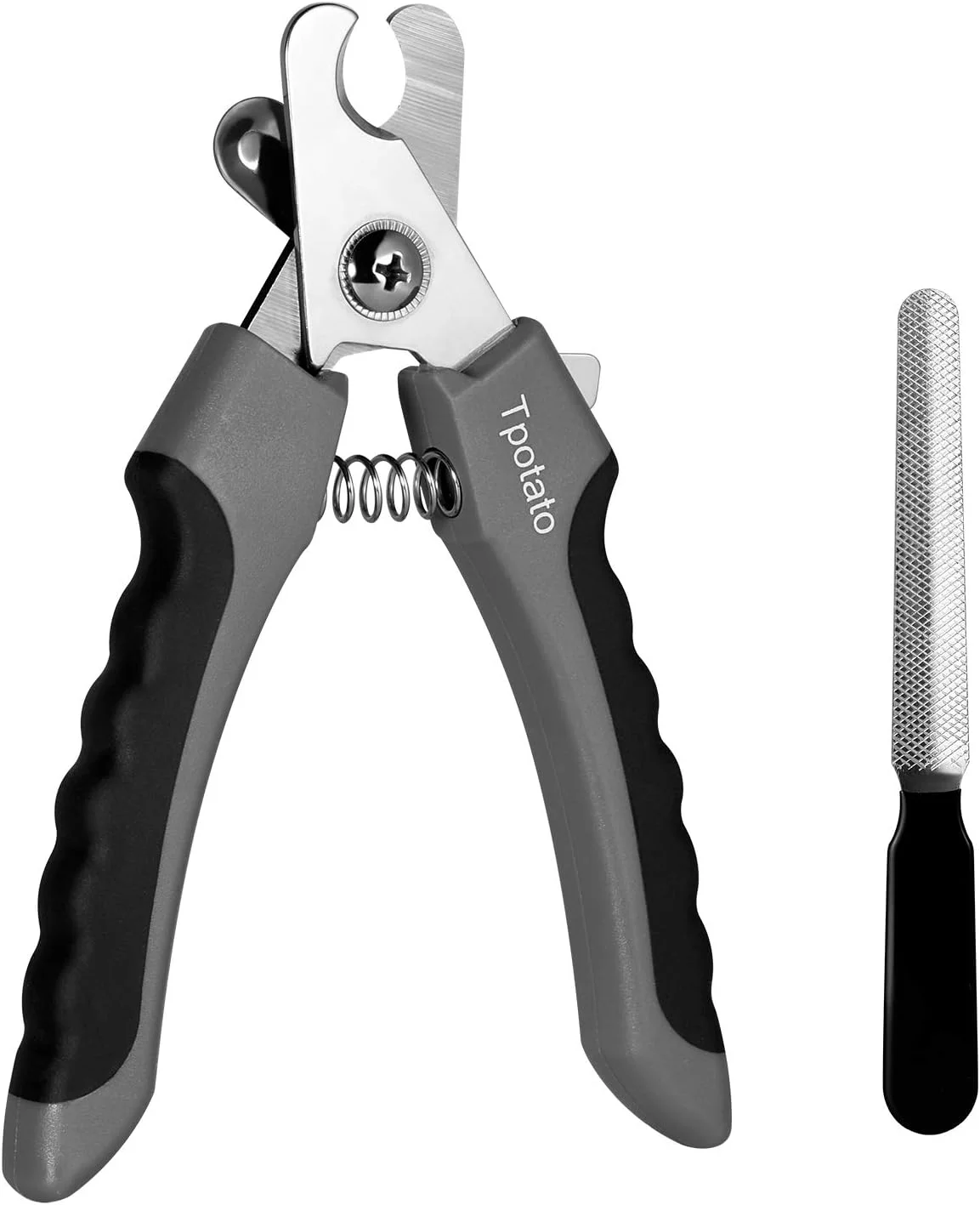 ناخن گیر سگ تی پوتاتو، ناخن گیر سگ برای نژادهای بزرگ با سنسور سریع، ناخن گیر حرفه ای گربه سافاری با محافظ ایمنی و سوهان ناخن.