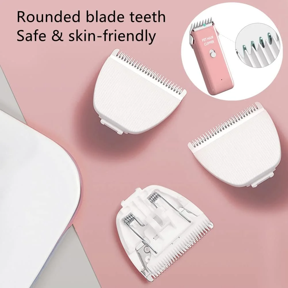 Tileon Replacement for Pet Clippers,3 Packs Replacement Blades for Waterproof Cordless Grooming Kits,3 PCs of Replacement Blades for Dog Shavers TB006