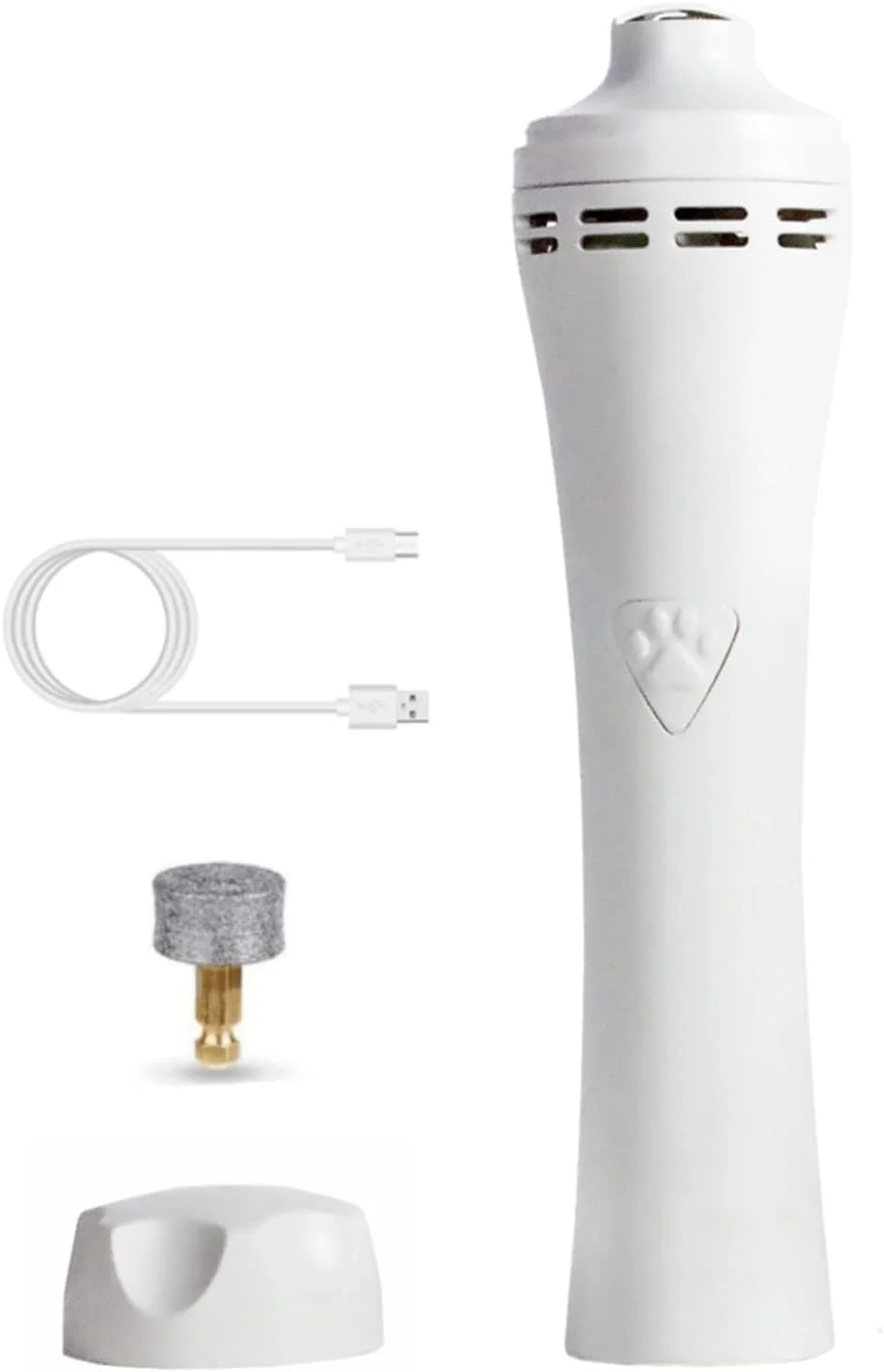 سوهان ناخن سگ TERRIFI، سوهان ناخن سگ و سوهان ناخن حیوانات خانگی قابل شارژ حرفه ای 3 سرعته ارتقا یافته، ماشین اصلاح ناخن حیوانات خانگی بی صدا و بدون درد برای سگ ها و گربه های کوچک، متوسط و بزرگ