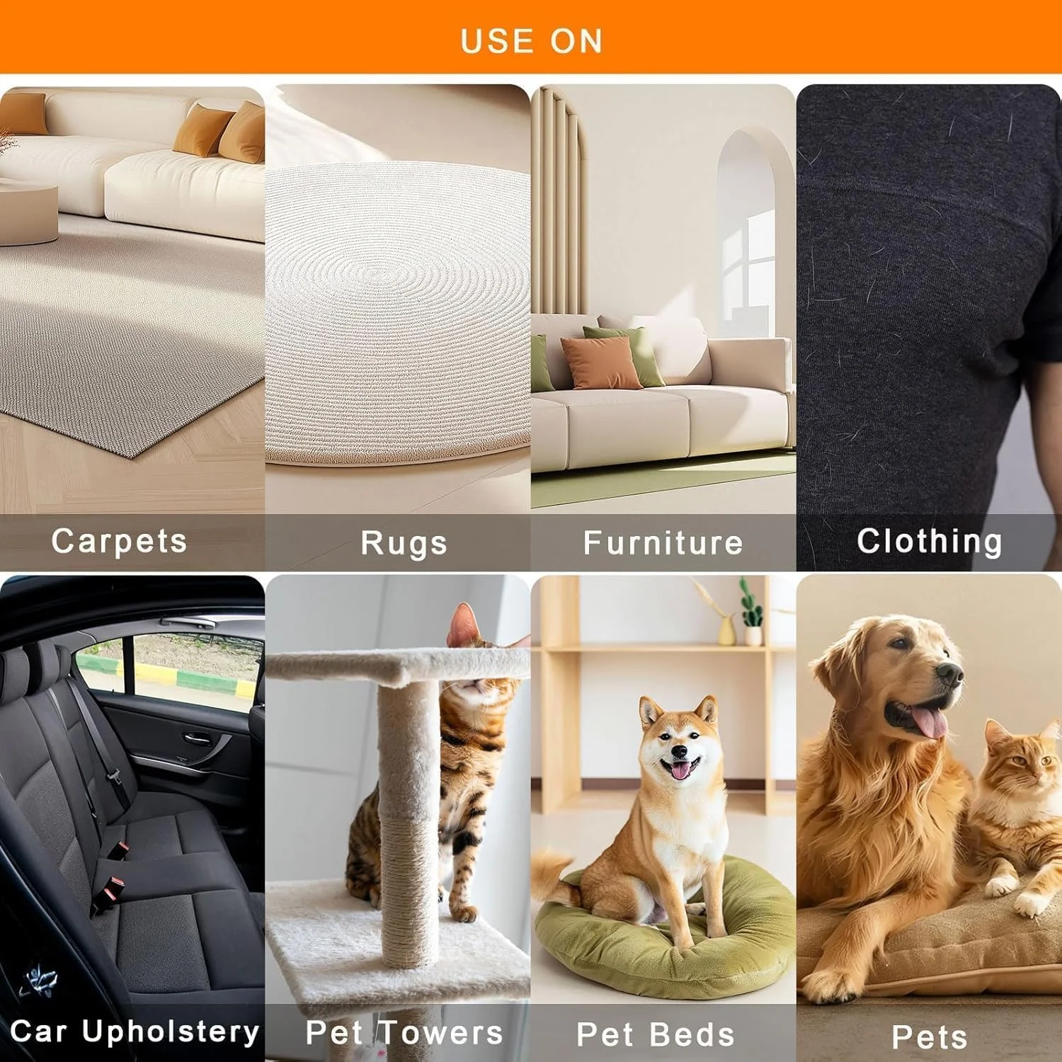 دستکش های الکترواستاتیک پنج انگشتی ارتقا یافته TCCHDM، دستکش حذف موی حیوانات خانگی برای گربه و سگ، ابزار حذف موی حیوانات خانگی قابل استفاده مجدد برای لباسشویی، مبل، فرش، صندلی ماشین