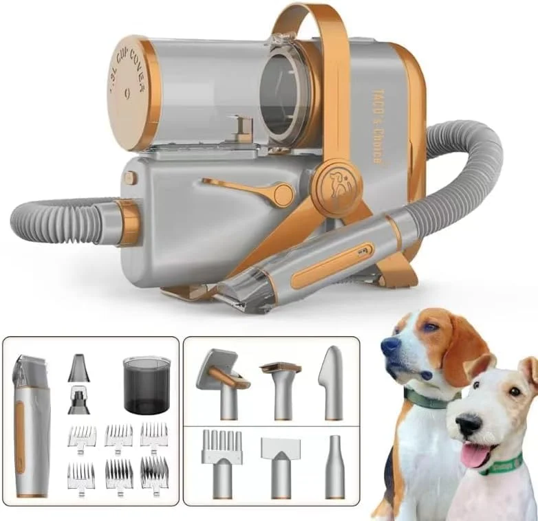 ابزار نظافت حرفه ای 3 در 1 حیوانات خانگی TACO's Choice، جاروبرقی، خشک کن و ماشین اصلاح برای سگ، گربه و سایر حیوانات
